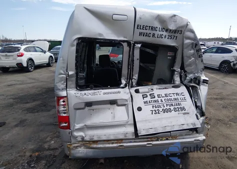 2012 Ford Transit Connect Xlt from USA, damaged, VIN NM0LS6BN9CT091367